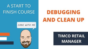 C# Debugging and Clean Up - A TimCo Retail Manager Video
