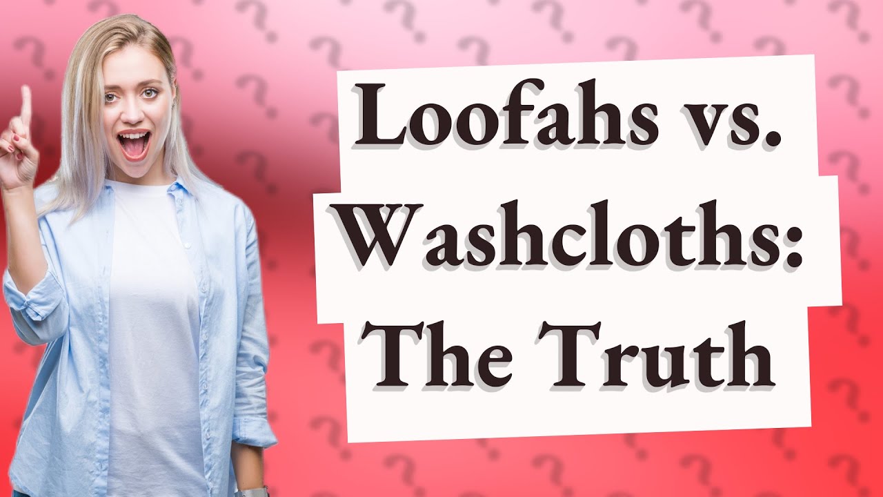 Is a loofah cleaner than a washcloth? - YouTube