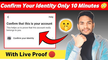 Confirm your identity problem solution only 5 minutes | unlock Facebook account latest trick 2022