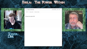 Esela:  The Power Within Session 0 (Character Creation with Danny)