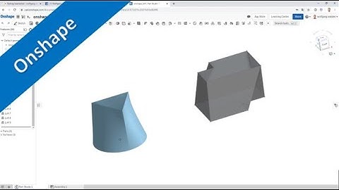 Loft with Guides and Points - Onshape Training - Surfaces