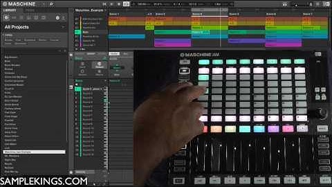 Maschine Jam DVDs Lessons 5: PianoRoll, Keyboard Mode, Clear, Dup,