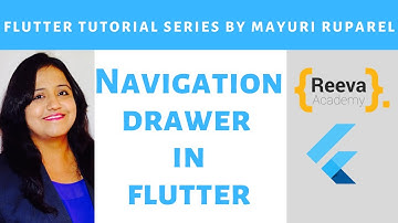 Flutter Tutorial | Navigation Drawers in Flutter | Learn Flutter with Mayuri Ruparel