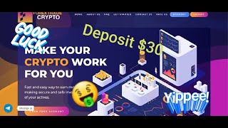 Deposit $30 from the investment site 10% 12% 15%