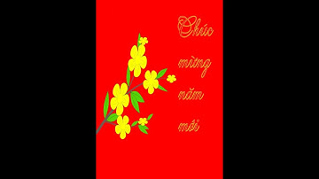 Vẽ Hoa Mai và làm thiệp chúc mừng năm mới [INKSCAPE TIN HỌC 1O]