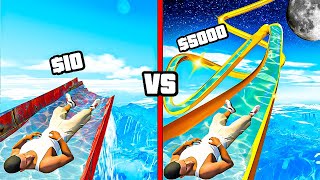 $10 vs $5000 Water Slides in GTA 5