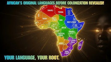 History of African Original Languages They tried to Erase The Identity of the People and Their Roots