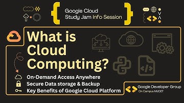 Google Cloud Study Jams Info Session 