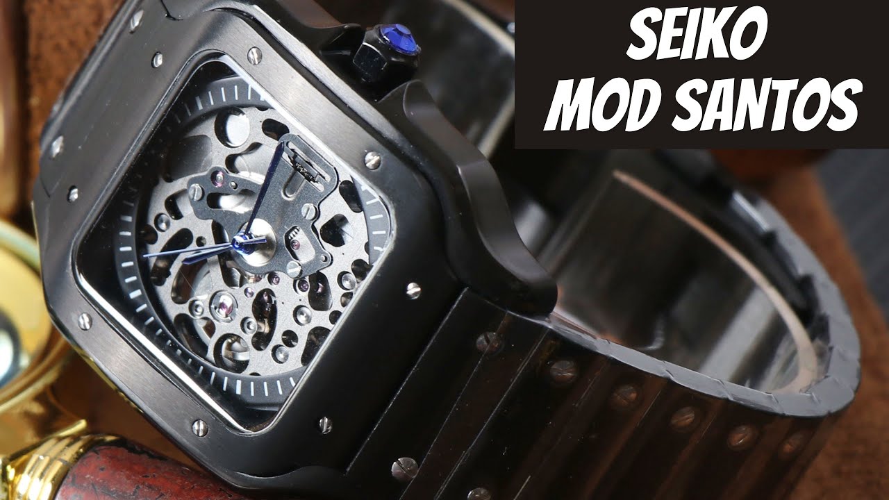 Seiko Mod Renders Custom Seiko Santos MOD Skeleton - Wristmodding Reviews #seikomod # ...