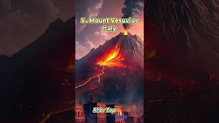 Top 10 Active Volcanos in the World l Rhbr Top 10's #viral #mountains #shorts #volcano