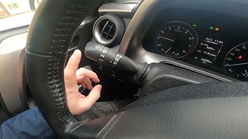 How to Enable or Disable Rear Anti-fog Lights in Toyota RAV 4 IV (2013 - 2018) - Use Anti Fog Lights