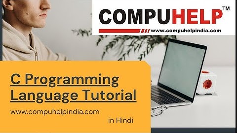 How to put/write a character into file in C | C Tutorial For Beginners in Hindi | www.compuhelp.in
