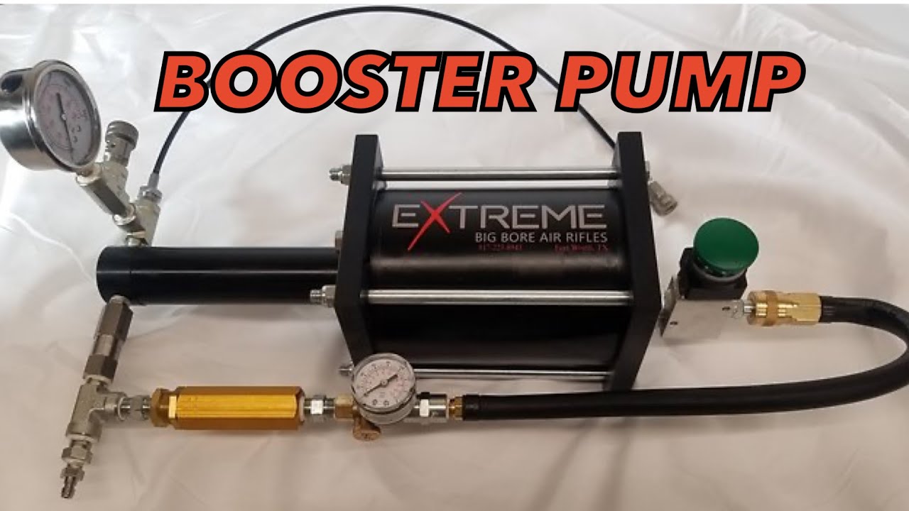 Shoot your big bore airguns all day on less air With the new booster pump from Extreme