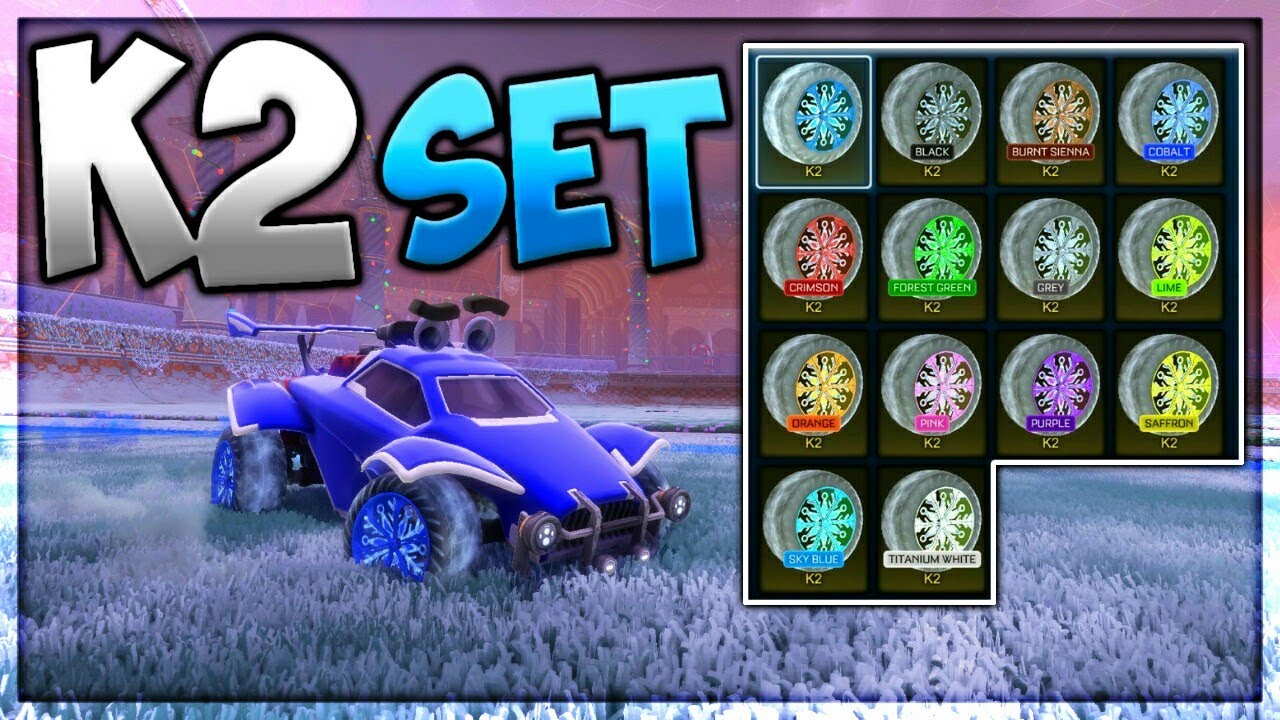 ROCKET LEAGUE ((PAINTED SETS SHOWCASE)) K2 SET - YouTube