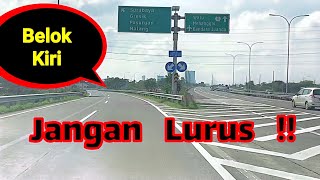 Panduan Mudik - Dari Tol Waru Gunung Menuju Sidoarjo,Malang, Pribolinggo - Jangan Sampai Salah Exit