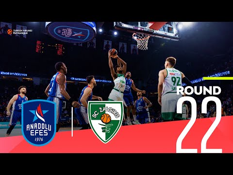 Clyburn leads Efes past Zalgiris! | Round 22, Highlights | Turkish Airlines EuroLeague