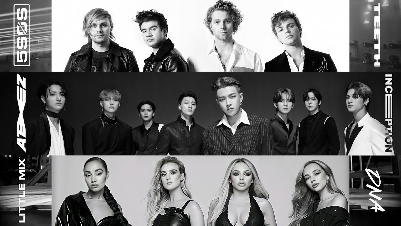 在 YouTube 上觀看「INCEPTION x DNA x TEETH | Anniversary Mashup of ATEEZ/Little Mix/5 Seconds Of Summer [MV]」