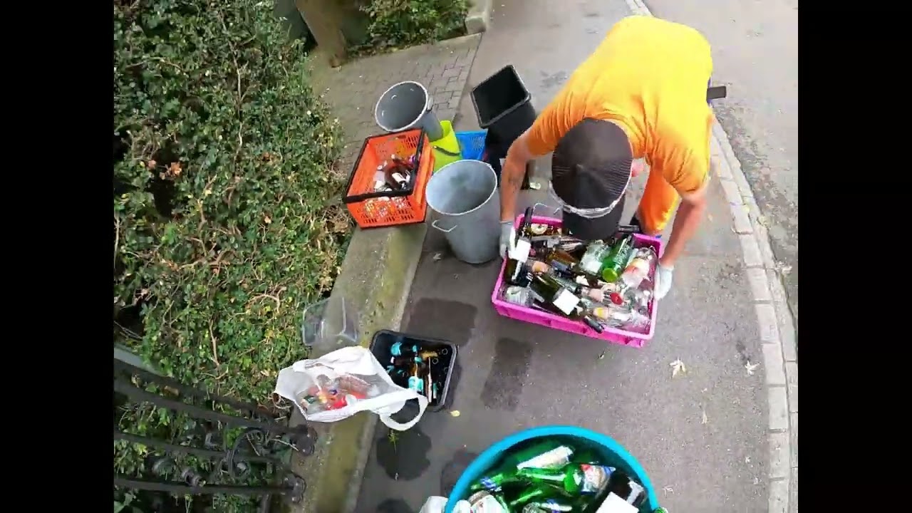 Glass Collector Garbage Man