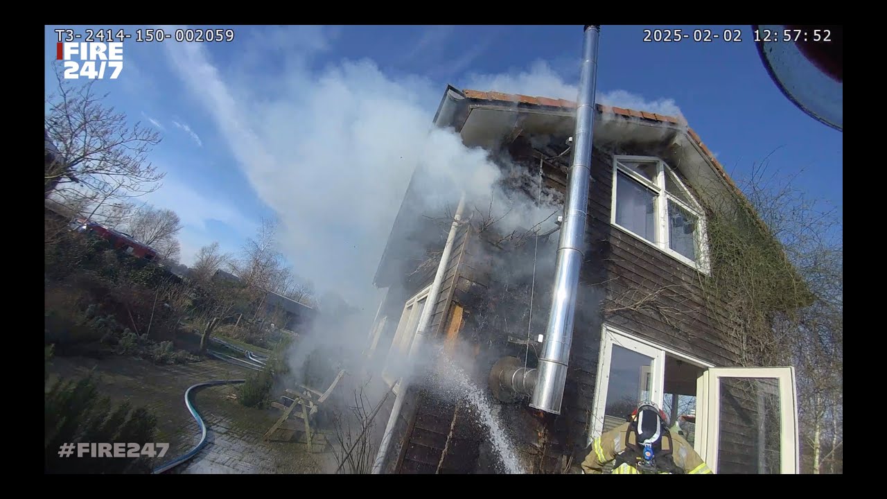 DUTCH FIREFIGHTERS -PRIO 1 Woningbrand