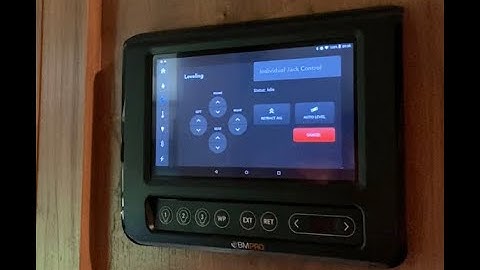 How to adjust your auto level manually on the Jayco Eagle 355 MBQS 5th Wheel