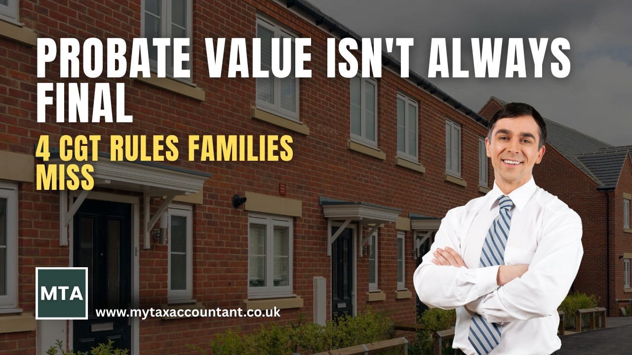 Selling Mum's House After Probate — The CGT Gain Above Probate Value