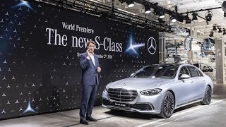 Daimler CEO Ola Källenius explains the new Mercedes S-Class W223