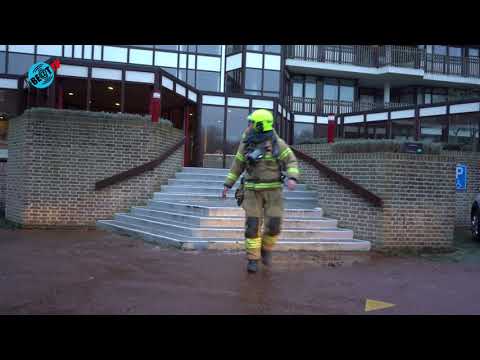 Grote brand in appartementencomplex aan Zeeweg in Heiloo (1 februari 2021)