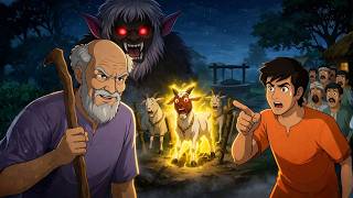 বুড়ো রাক্ষস আর বুদ্ধিমান কমলের লড়াই  | Horror Story Bangla | ssoftoons new cartoon screenshot 4