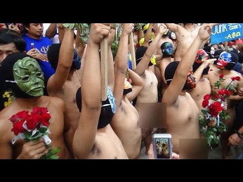 Alpha Phi Omega holds its annual 'Oblation Run'