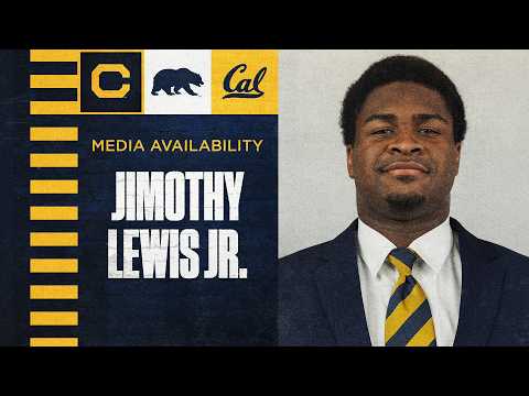 Cal Football: Jimothy Lewis Jr. Media Availability (4.6.2026)