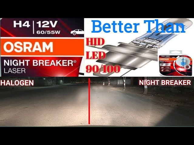  OSRAM NIGHT BREAKER LASER H4, halogen headlamp, h4 bulb,  64193NBL-HCB, 12 V passenger car, duobox (2 units)