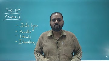 #JAVA COMPUTER:LECTURE#1-CH-7- DATA TYPE | STD-12TH | GUJ./ENG. MED. | AMRUT SIR
