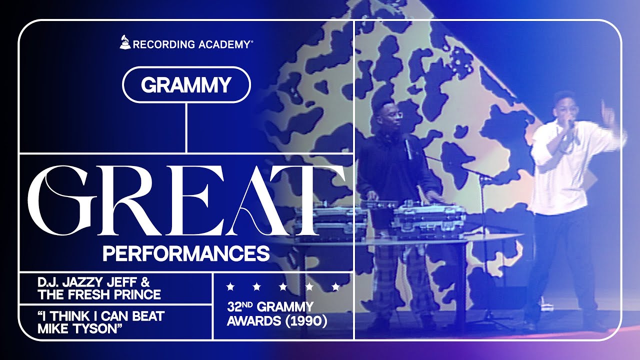 DJ Jazzy Jeff & The Fresh Prince Bring The Funk On "I Think I Can Beat Mike Tyson" At 1990 Grammys