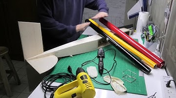 Das Ugly Stik Balsa RC Aeroplane Build - Pt 10: Covering the Fuselage