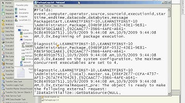 MSBI - SSIS - Using Windows Event Log And Text File Log Providers- Part-31