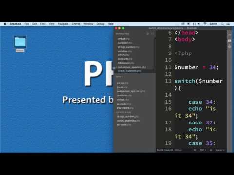 Php Control 003 Switch Statements in PHP