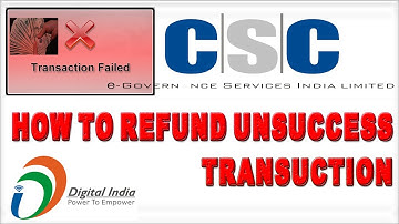 How To Refund Your Unsuccessfull CSC Digital Seva Transuction Very Easy Way