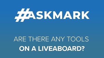 Are There Tools on a Liveaboard? #askmark #scuba @ScubaDiverMagazine