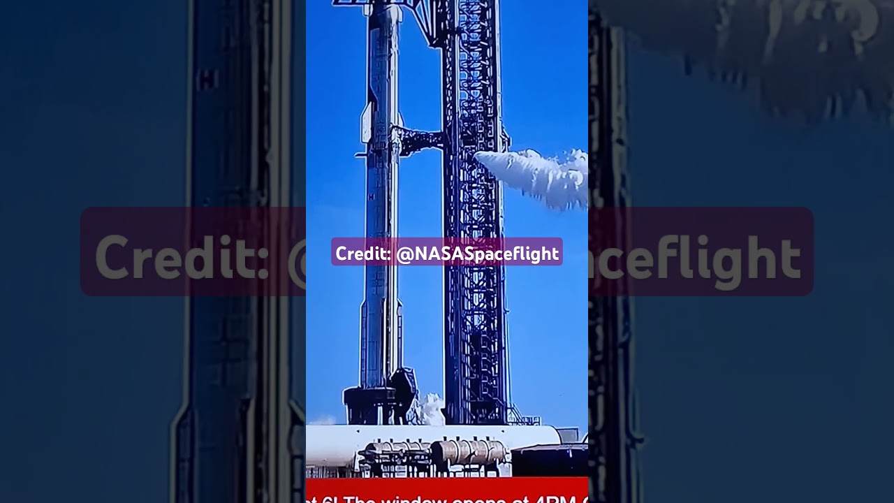 Starship IFT-6 Live. 45 minutes before liftoff.