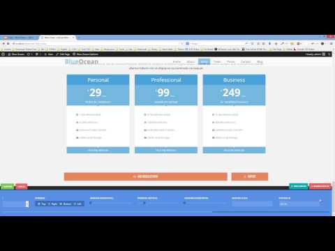 How to create Pricing Table section [BlueOcean One Page Wordpress Theme]