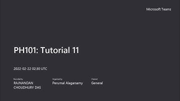 PH101: Tutorial 11; Problems in Quantum Mechanics