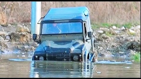 AWESOME RC AXIAL SCX10 ACTION! F350 V8 SOUND! TOYOTA HILUX! DEFENDER RC4WD! DINGO BIG V8 SOUND!