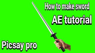 how to make sword in pc and Android  || AE tutorial and picsay pro screenshot 5