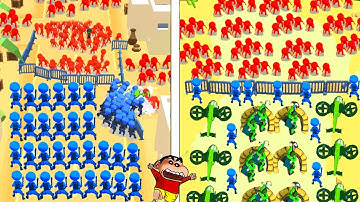 SHINCHAN BECOME POLICEMAN & DEFEND His CITY In CITY DEFENCE | NOOB Vs PRO Vs HACKER | DEAM SQUAD OP