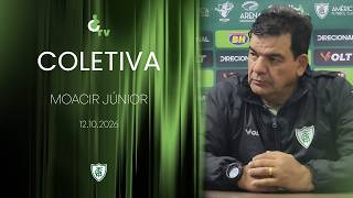 Coletiva Moacir Júnior - Criciúma 1 x 0 América | Coelho TV