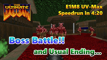 [Doom] Phobos Revisited E1M8 "Phobos Anomaly" UV-Max Speedrun in 4:20