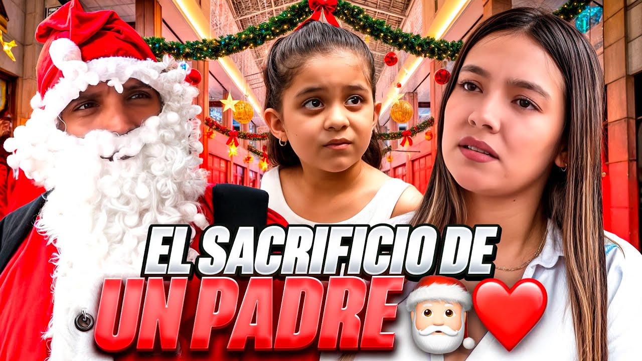LE NEGÓ VER A SU HIJA POR VESTIRSE DE SANTA CLAUS Y LA VIDA LE DIO UNA LECCIÓN.