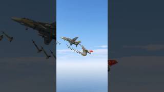 Typically F-16 Combat Jet Bravely Closed To Shot Down A F-14 Gtav