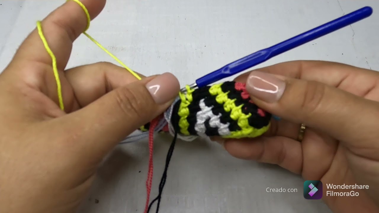 Monedero triangular diseño de rombos (parte 2) #monederocrochet #wayuu #tutorial