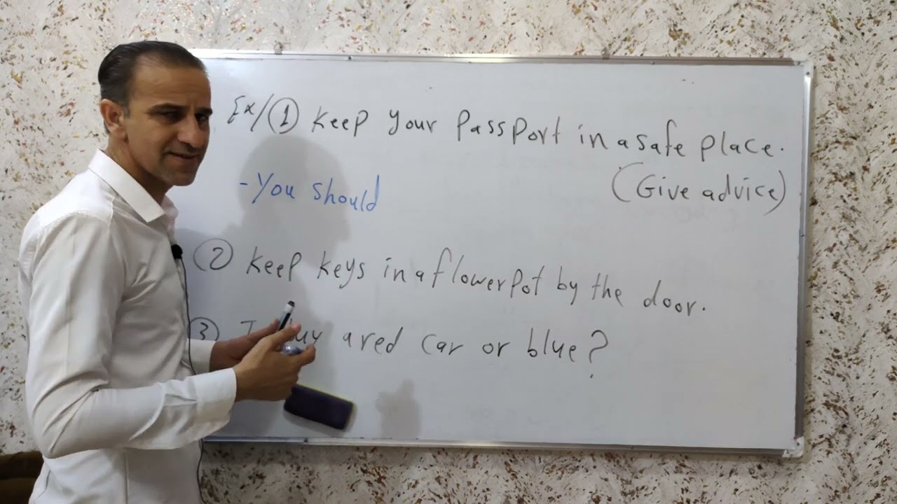 المراجعه السريعه الوحده الثانيه )/( إعطاء النصيحه)